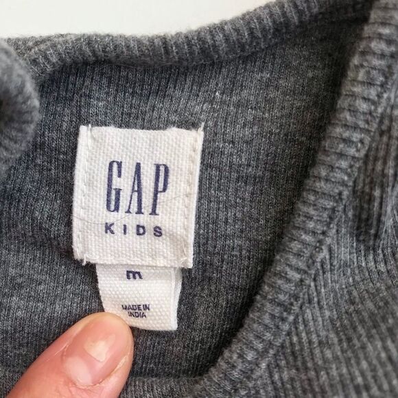 Gap kids ribbed/eyelet mix dress EUC M(8-9Y) - Picture 4 of 5